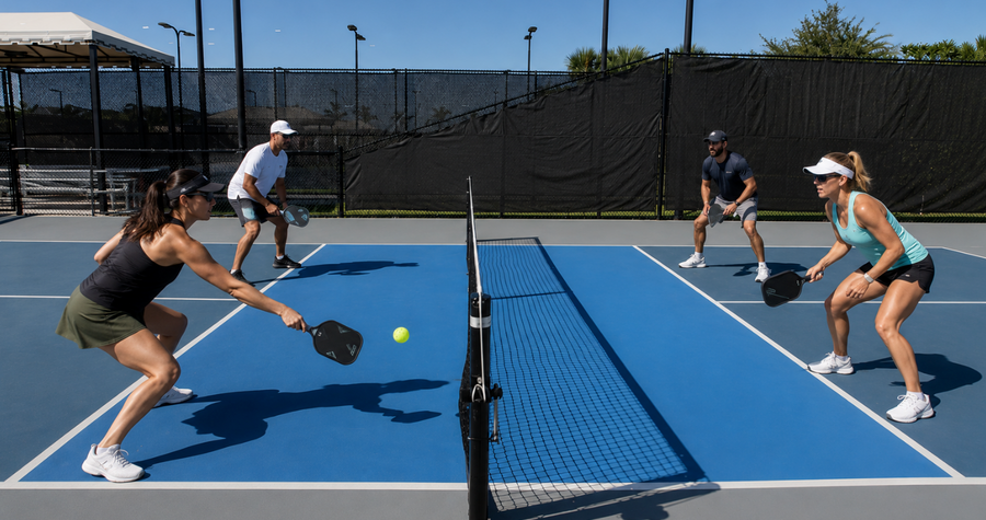 How to Dink in Pickleball Without Popping Up