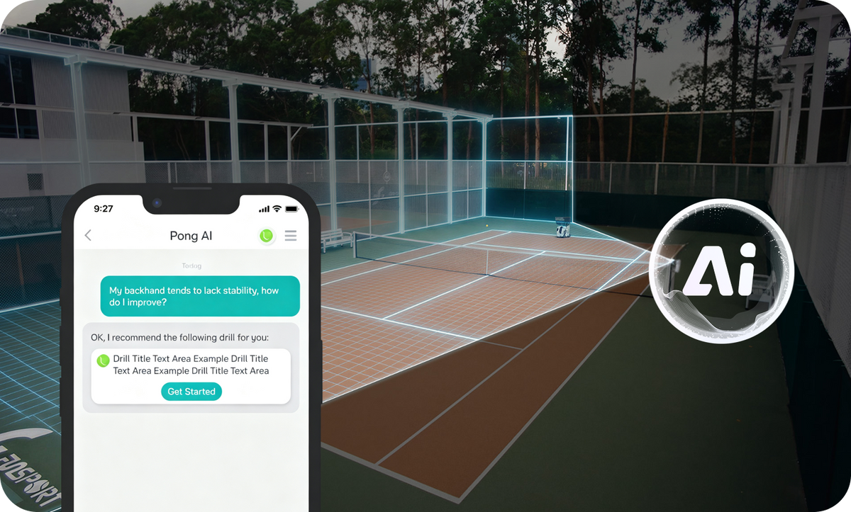 PONG.AI Conversational Coach court background