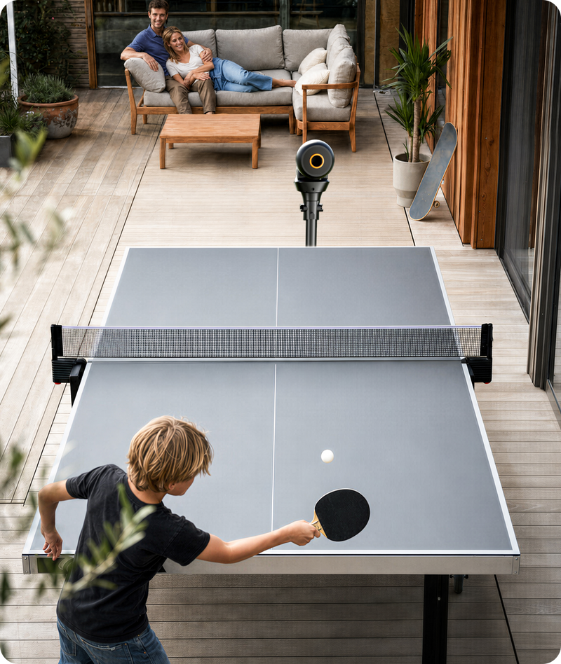 PongBot in a home setting
