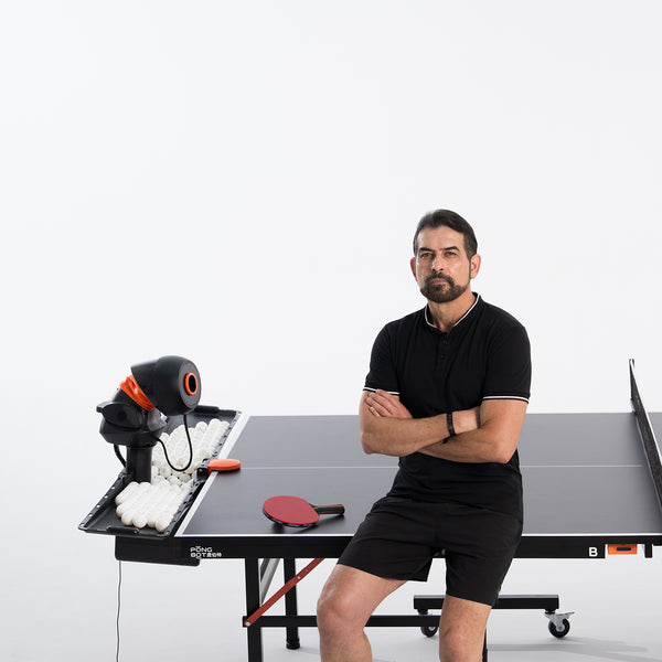 Omni S Pro Clip-On Table Tennis Robot | PONGBOT