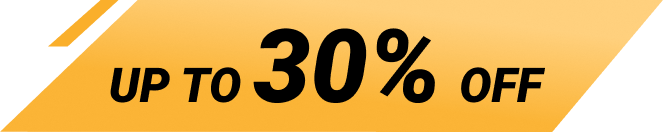 UP TO 30% OFF
