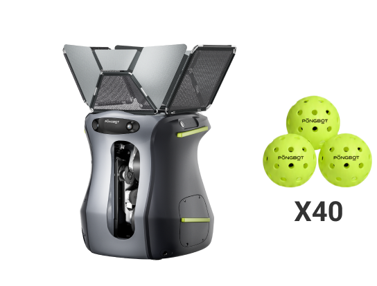 Aura S + 40 Pickleball Balls
