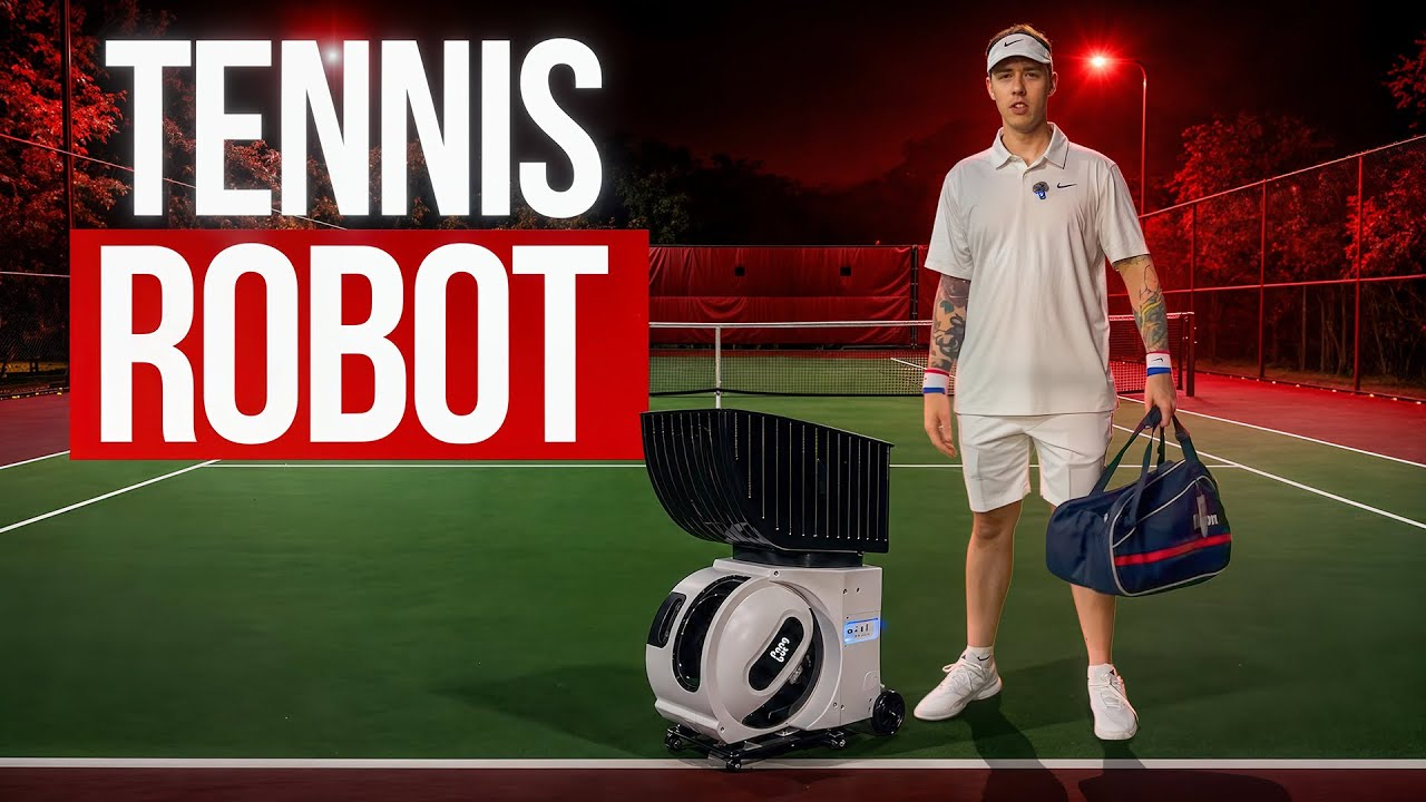 Trying Tennis For The First Time Vs AI - Pongbot Pace S Pro Review